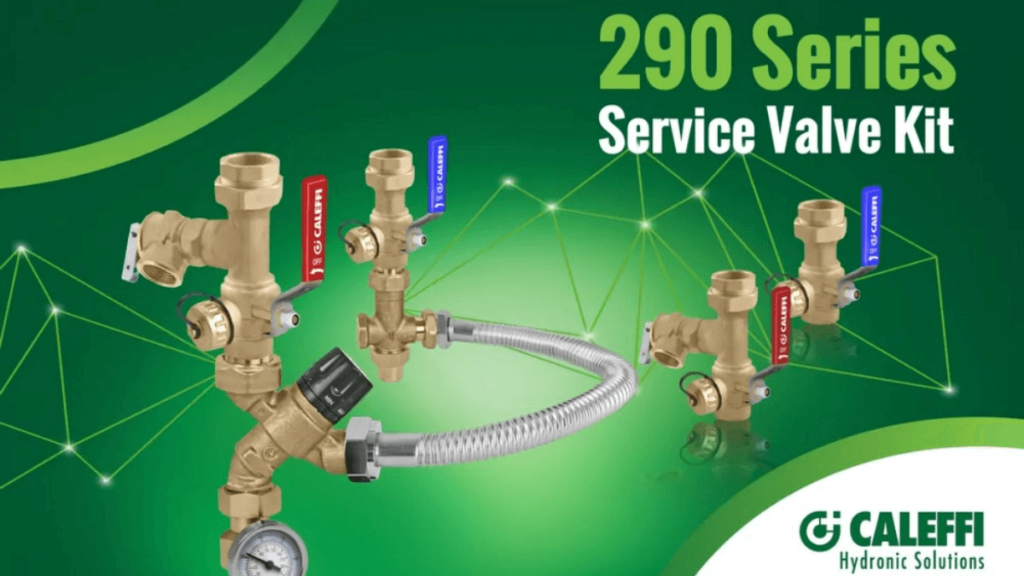 Caleffi Introduces 290 Series Service Valve Kits