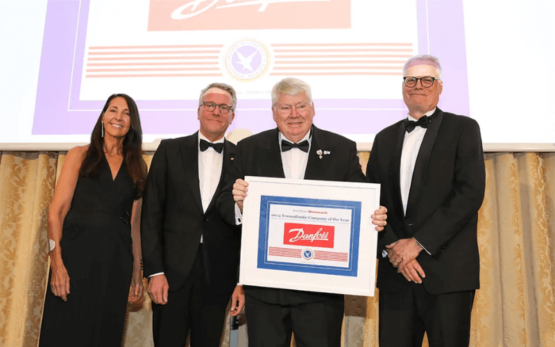 Danfoss Wins AmCham’s 2024 Transatlantic Company of the Year Award
