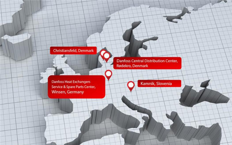 Seamless delivery experience for Danfoss Heat Exchangers ordered in Germany