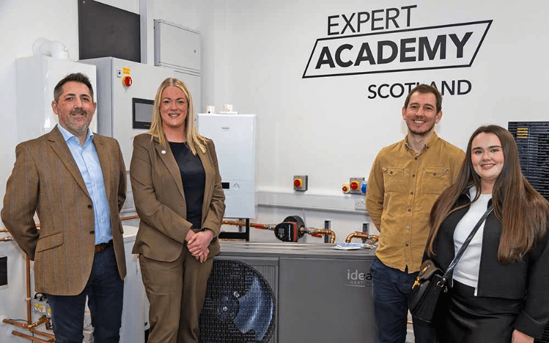 Ideal Heating has opened a new, dedicated training centre near Edinburgh which, in addition to boiler courses, will also enable reskilling of installers to work with heat pumps